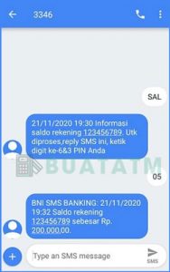 15 Cara Cek Saldo SMS Banking BNI Format Biaya