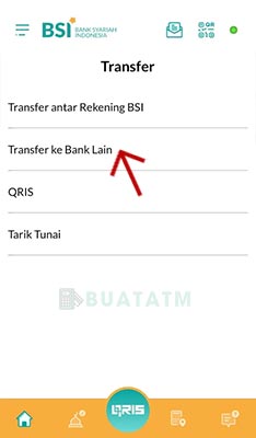 cara transfer ke bank syariah indonesia lain